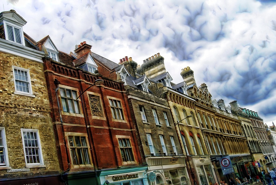 colorful building structures